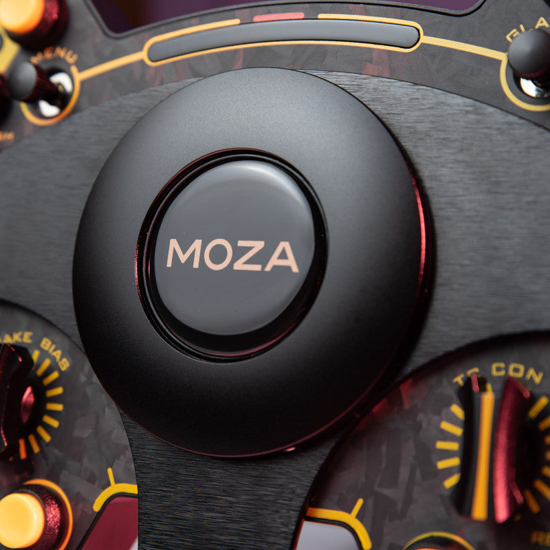 MOZA RS Steering Wheel D-shape Leather version Moza Racing