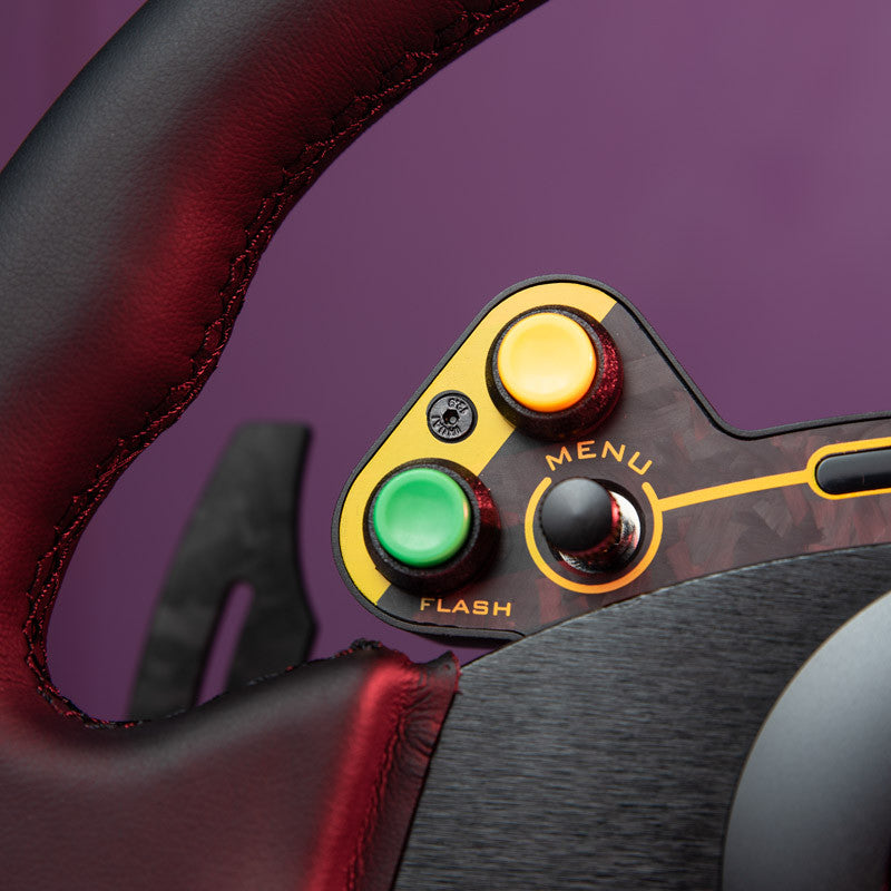 MOZA RS Steering Wheel D-shape Leather version Moza Racing