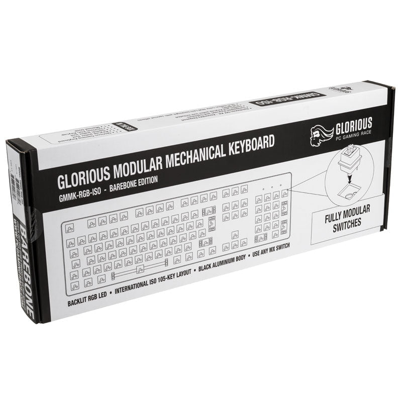 Glorious GMMK Full-Size Keyboard - Barebone, ISO-Layout Glorious