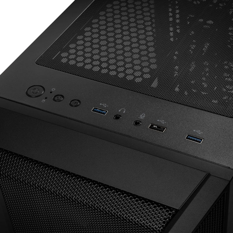 Kolink Citadel Mesh Micro-ATX Case - Black Kolink