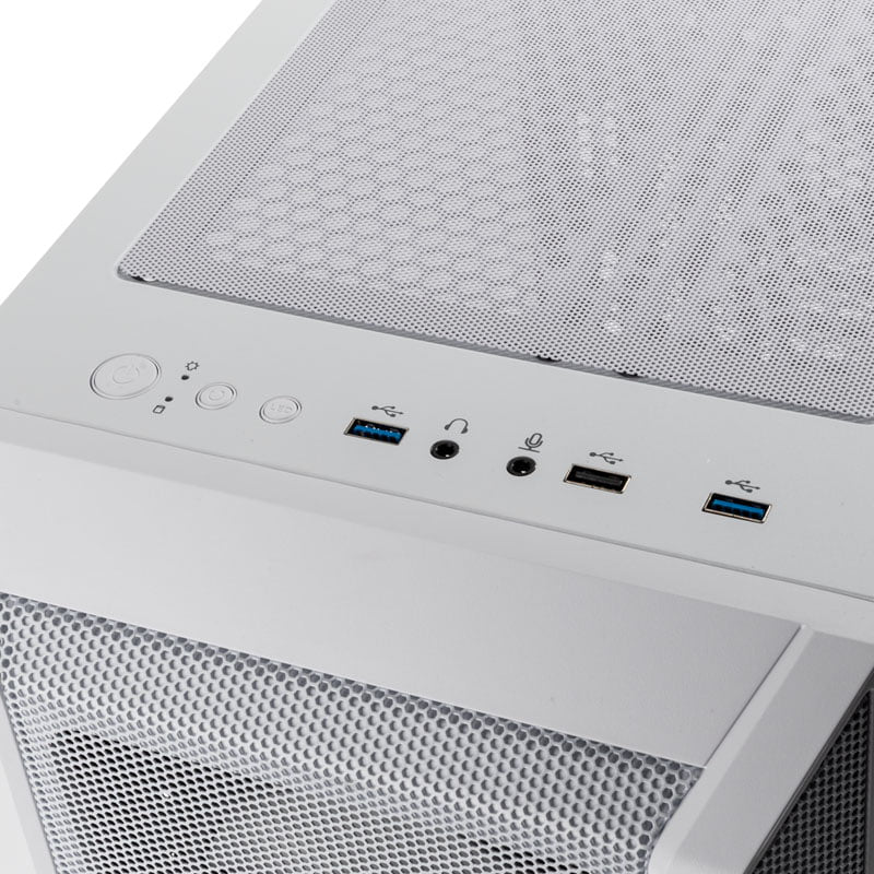 Kolink Citadel Mesh RGB Micro-ATX Case - White Kolink