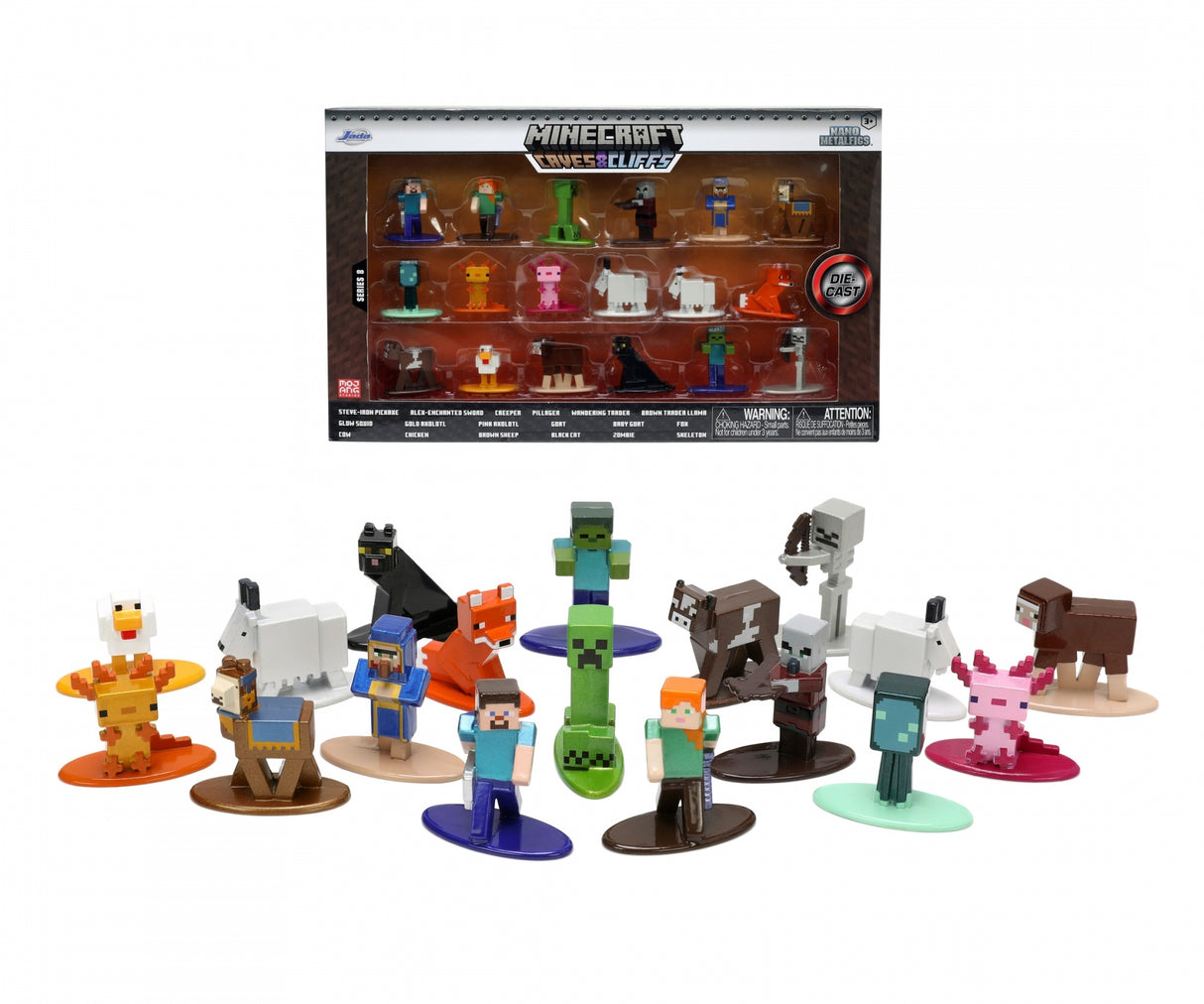 Jada - Minecraft - Multipack Nanofigurer (Våg 8) (253265008)