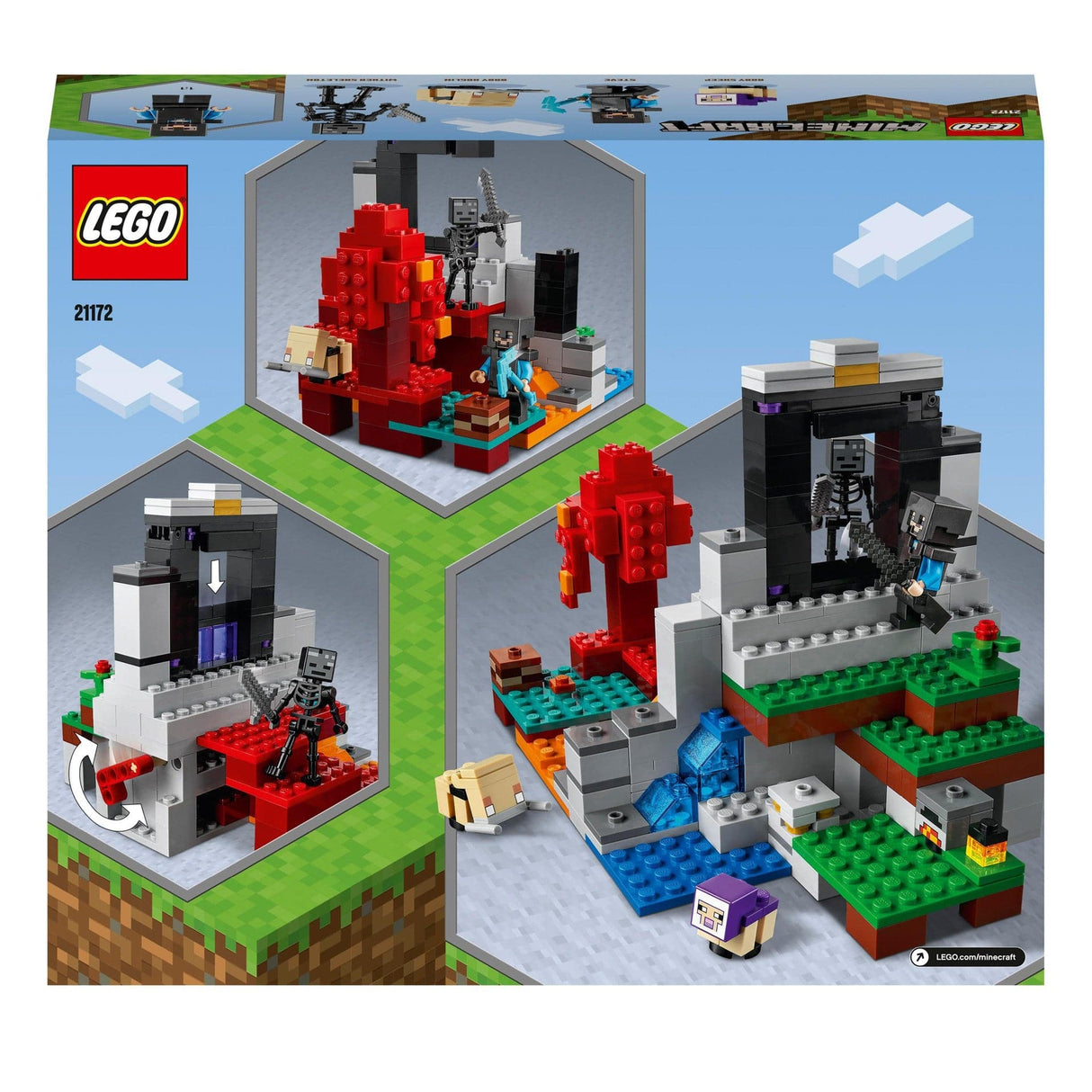 LEGO Minecraft - Den ødelagte portal (21172) Lego