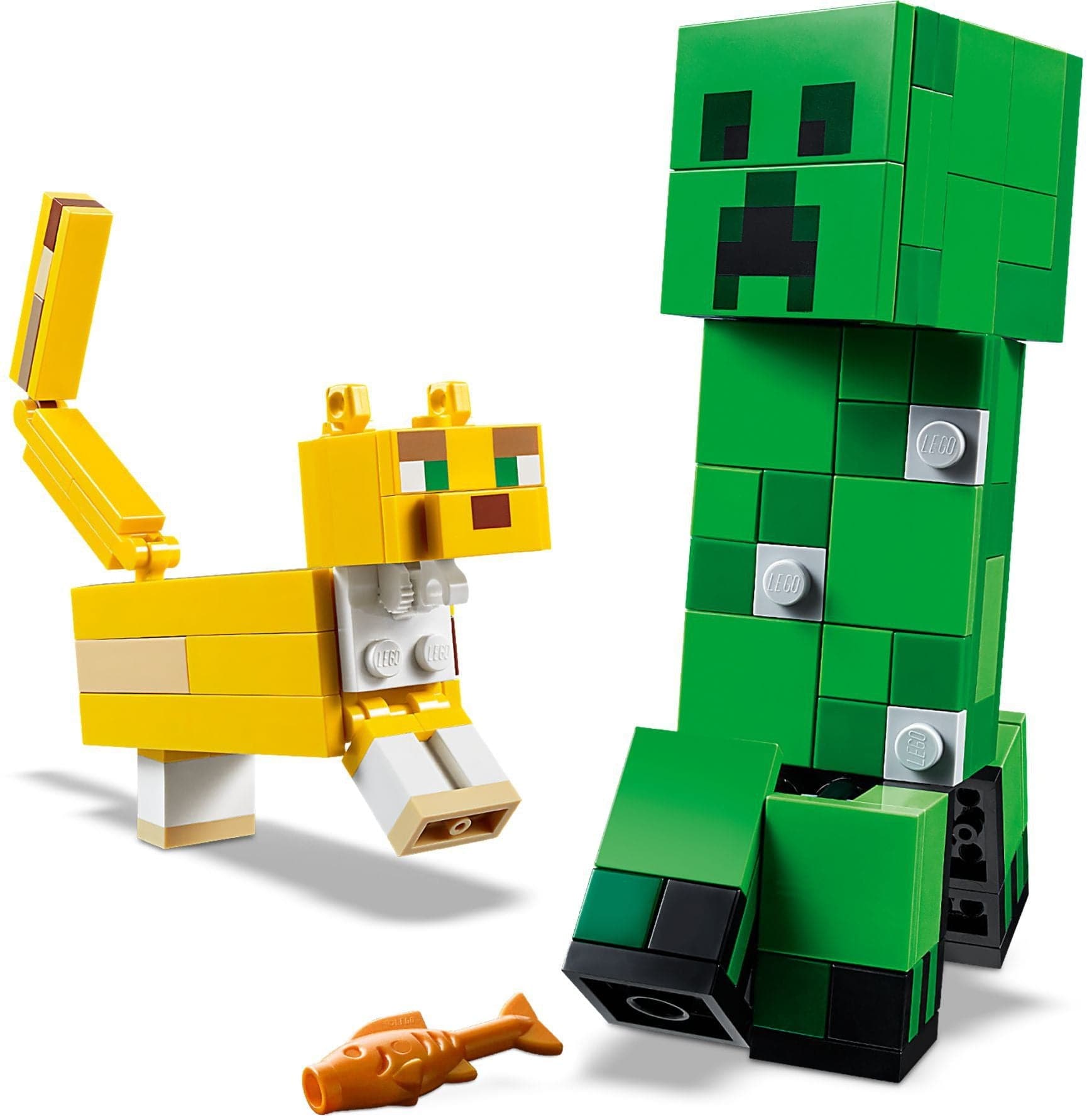 opnå Falde tilbage Håndfuld LEGO Minecraft - Stor Creeper-figur og Ocelot (21156) - Fri fragt over  899,- hos Geekd