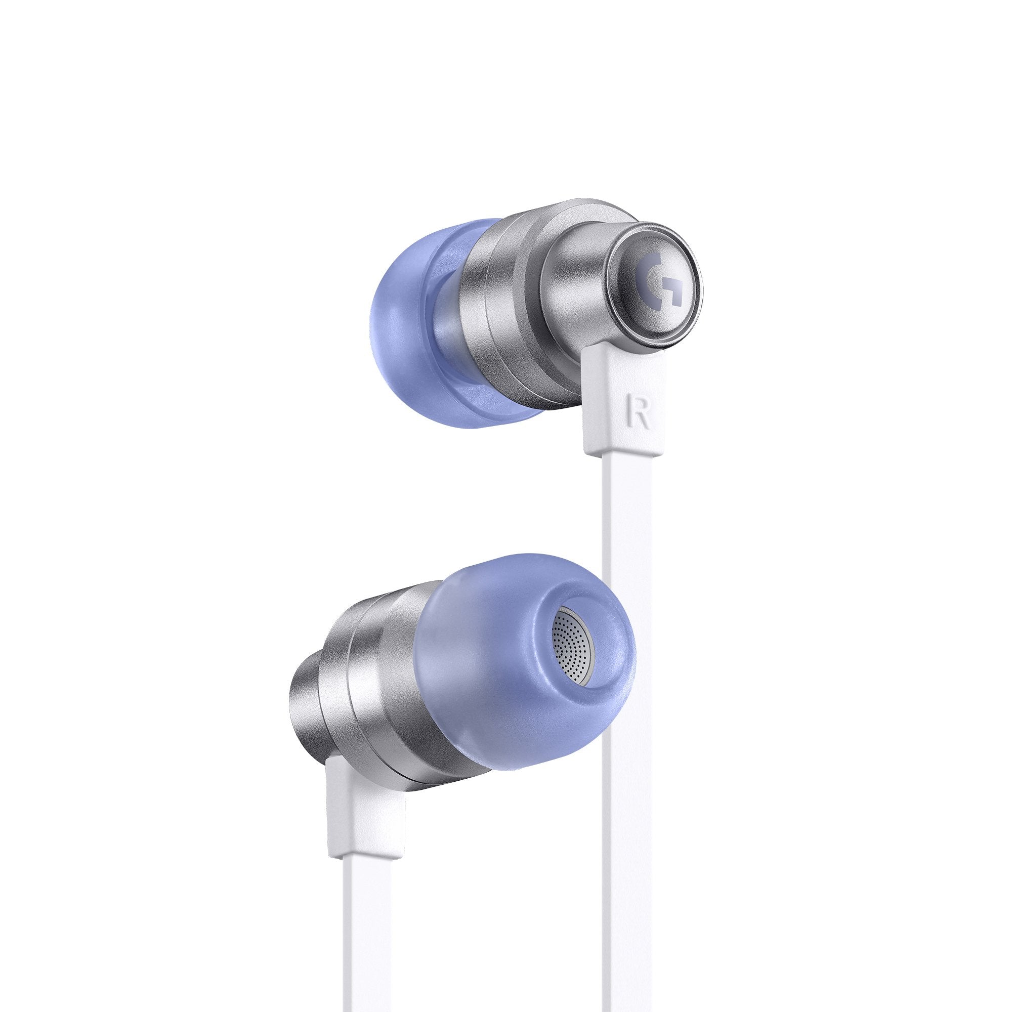 Logitech - In-ear Gaming Headphones White – Geekd