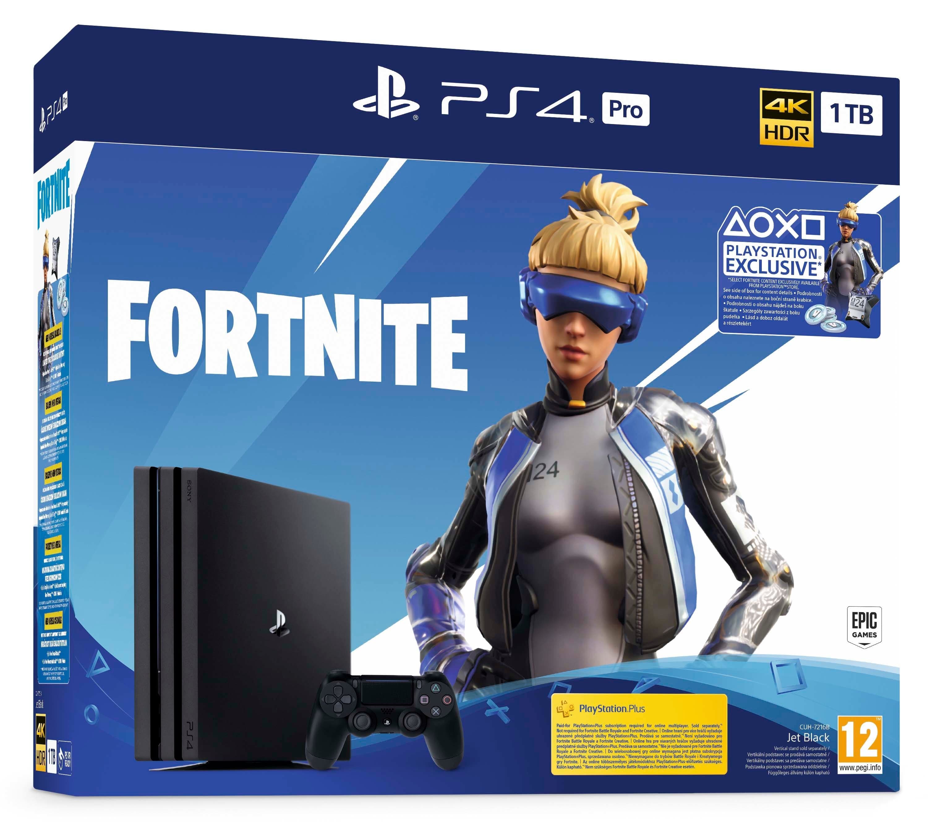 Playstation 4 Pro Console - 1 TB (Fortnite Bundle) (Nordic) - Fri