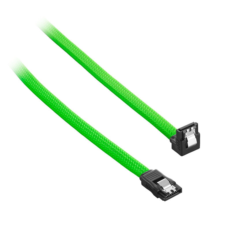 CableMod ModMesh Right Angle SATA 3 Cable 60cm - light green CableMod