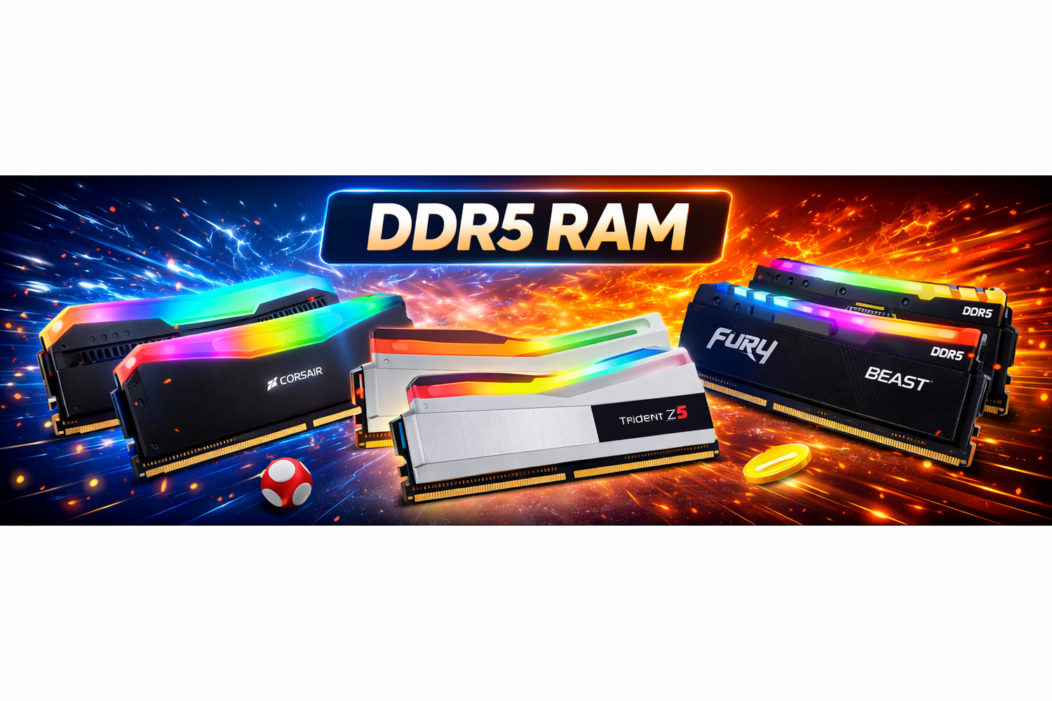 Ddr5 Ram Slit Se vores udvalg af DDR5 RAM | Fri fragt fra 899,- på Geekd