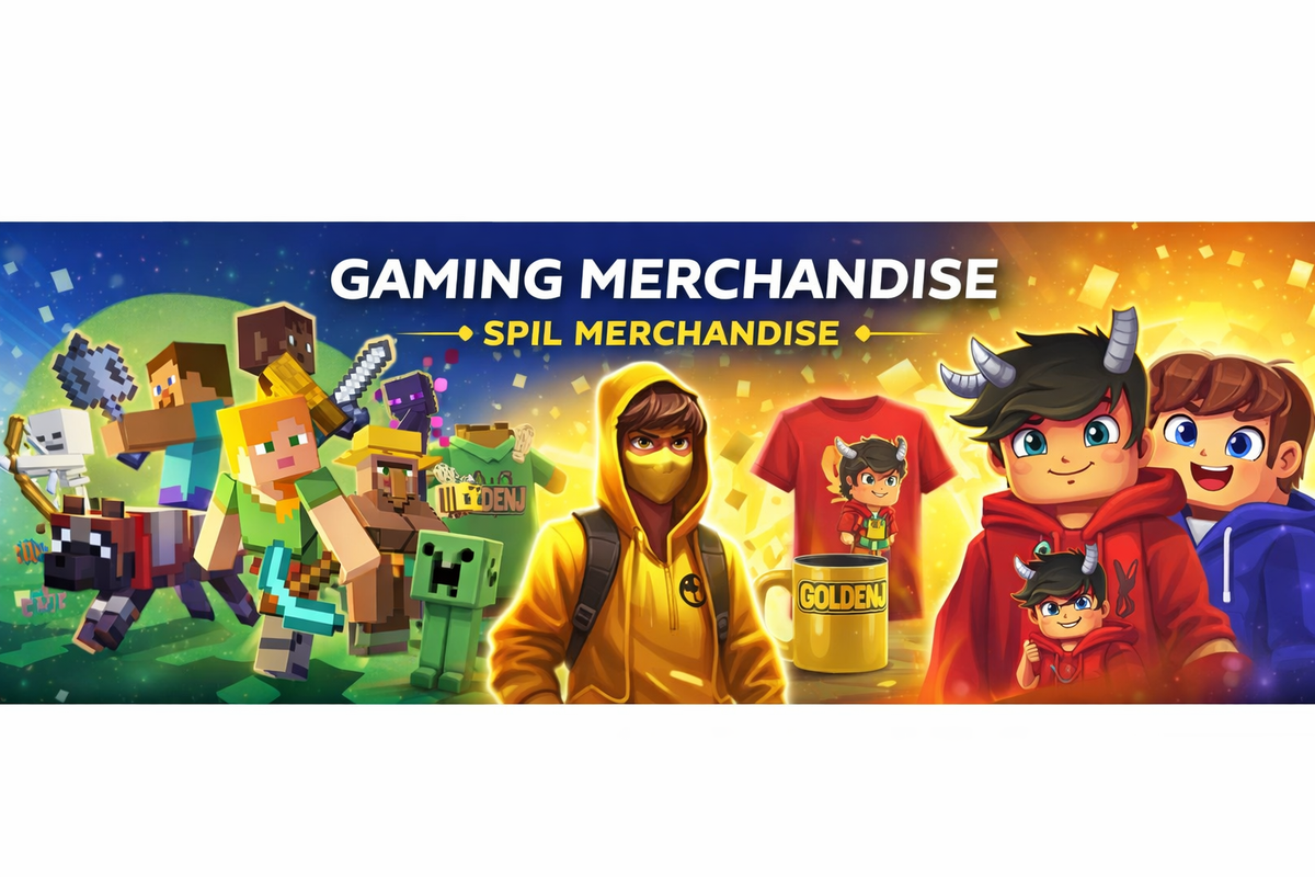 Spil Merchandise | Merch hos Geekd