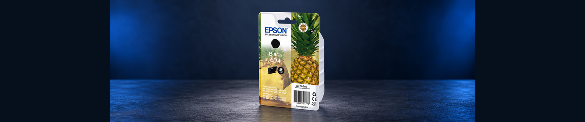 Epson 604 sort original blækpatron – 3,4 ml