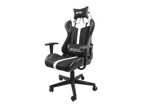 Fury Avenger XL Gamer Stol Sort Hvid Impakt