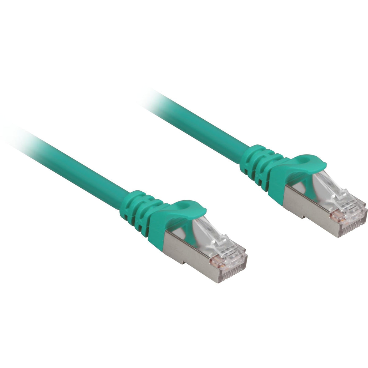 Sharkoon RJ45 CAT.6a SFTP LSOH Network Cable, Green, 0.50m - HalogenFree Sharkoon