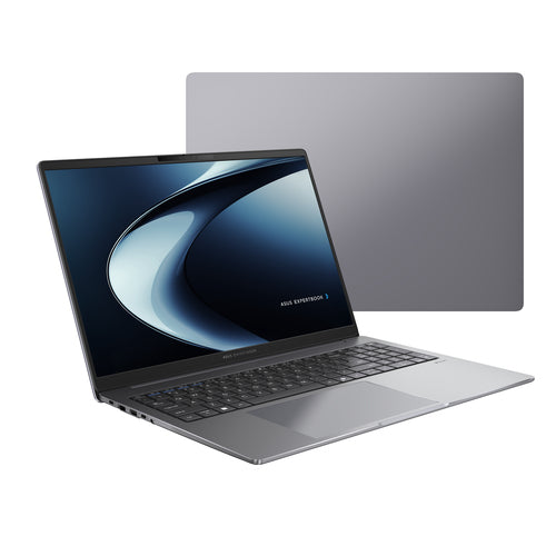 ASUS ExpertBook P3 PM3606CKA-MB0196X Copilot+ PC – vist i en samlet opsætning; tastaturlayout illustrativt