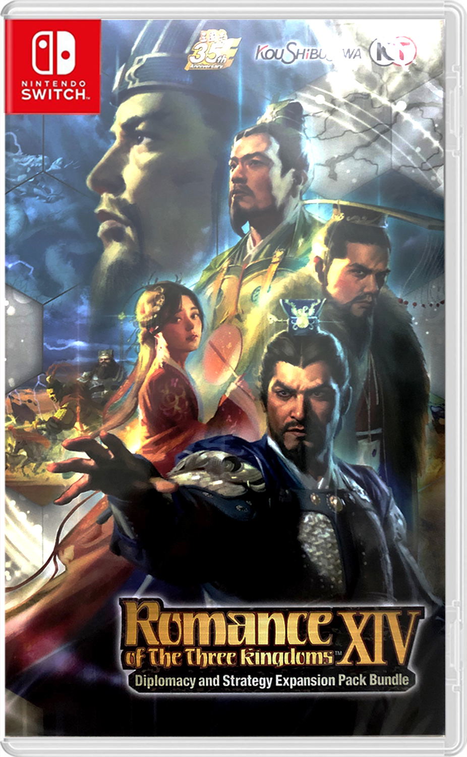 Romance of the Three Kingdoms XIV: Diplomacy and Strategy Expansion Pack Bundle (Import) – omslag til Nintendo Switch