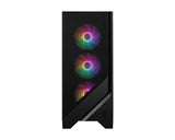 MSI MAG FORGE 120A AIRFLOW – sort PC-kabinet – front med tre blæsere