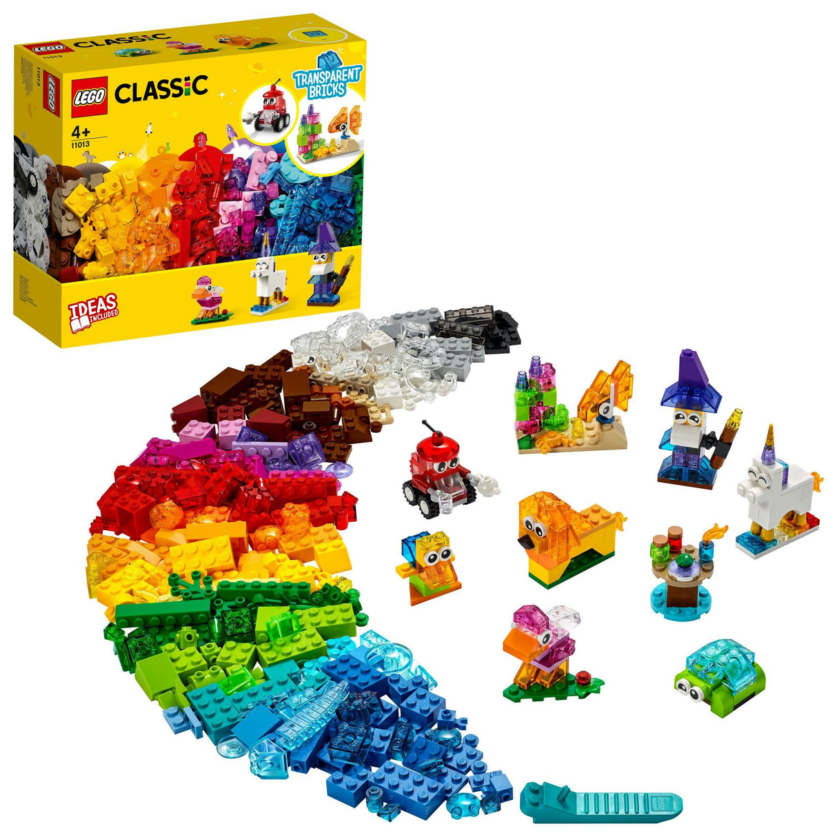 LEGO Classic - Creative Transparent Bricks (11013) LEGO