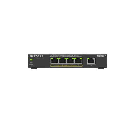 Netgear 5PT GE UNMANAGED SWCH W/POE+ (GS305P) Netgear International Limited