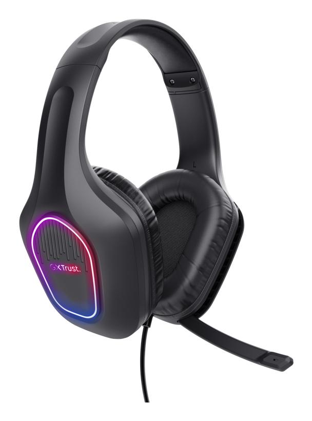 TRUST GXT416 ZIROX LED-HEADSET - SVART
