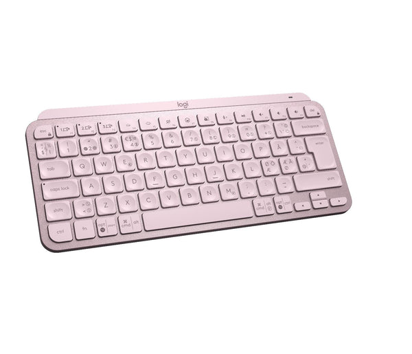 Logitech - MX Keys Mini Minimalistiskt Trådlöst Belyst Tangentbord - Nordisk Layout