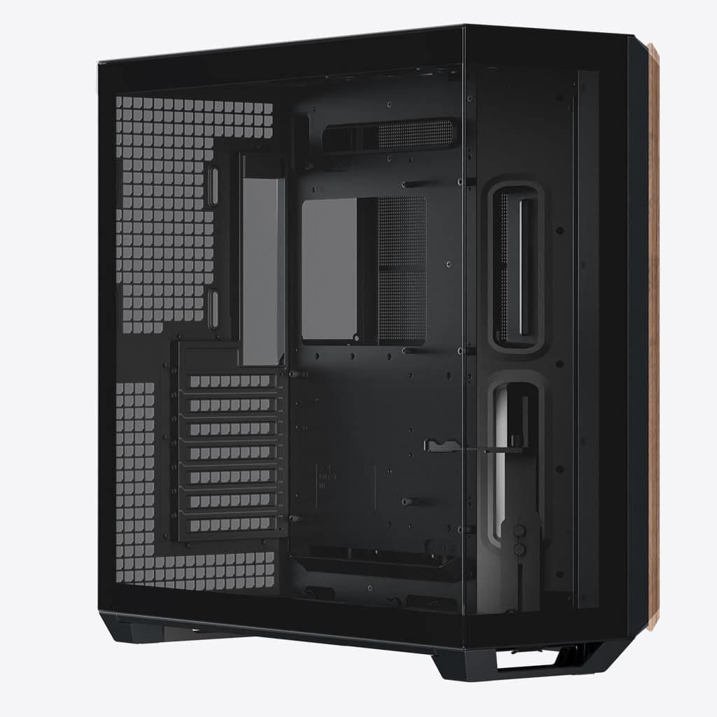 APNX V1, Midi-Tower, ATX, Tempered Glass - Wood, black Aerocool Advanced Technologies Co., LTD (APNX)