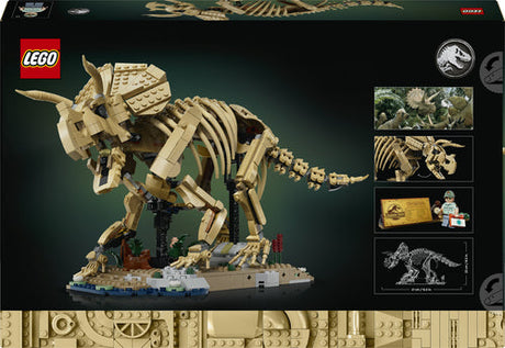 LEGO Jurassic World 77985 Triceratops-fossil – emballagens bagside