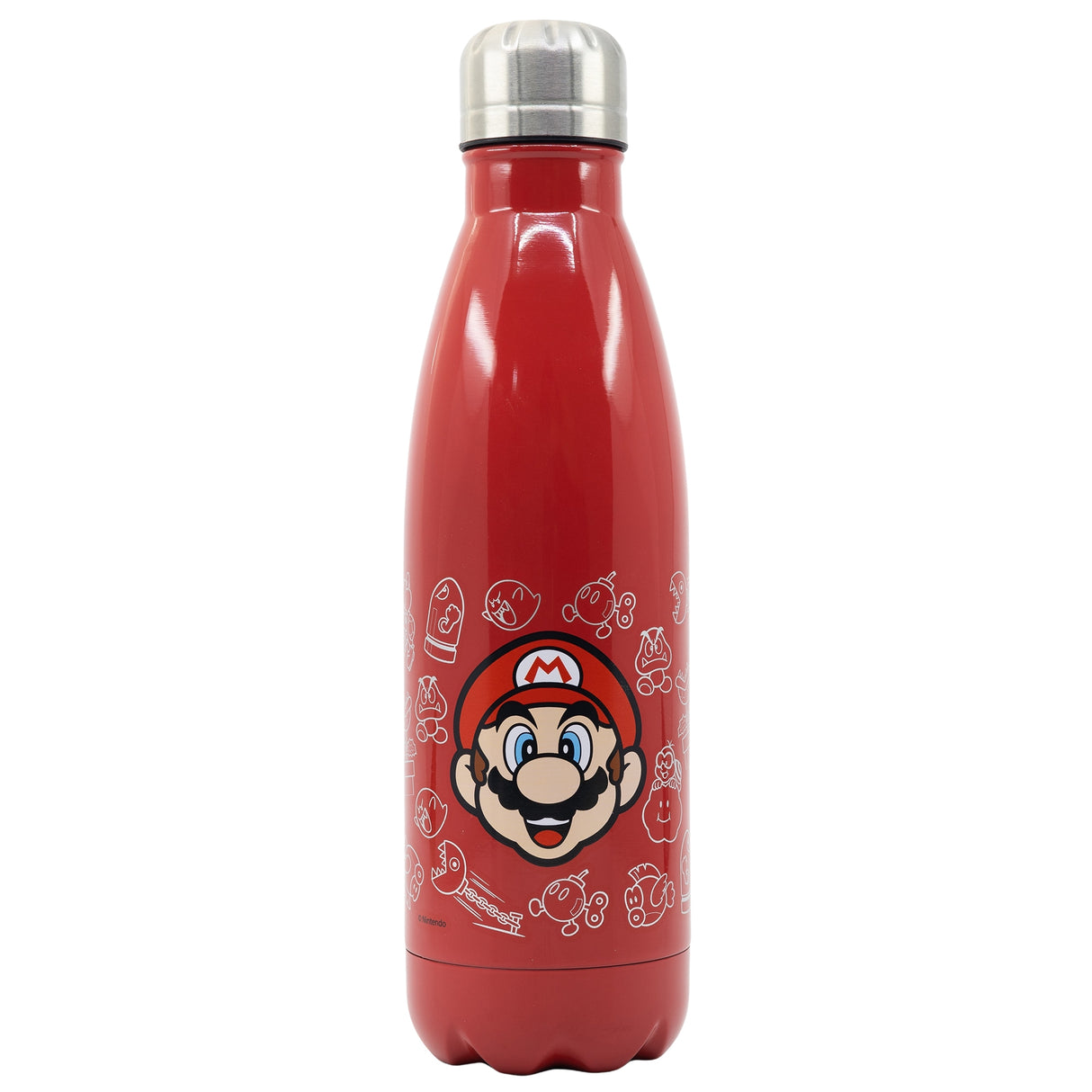 Super Mario - Metal Flaske - Rød - 780 ML