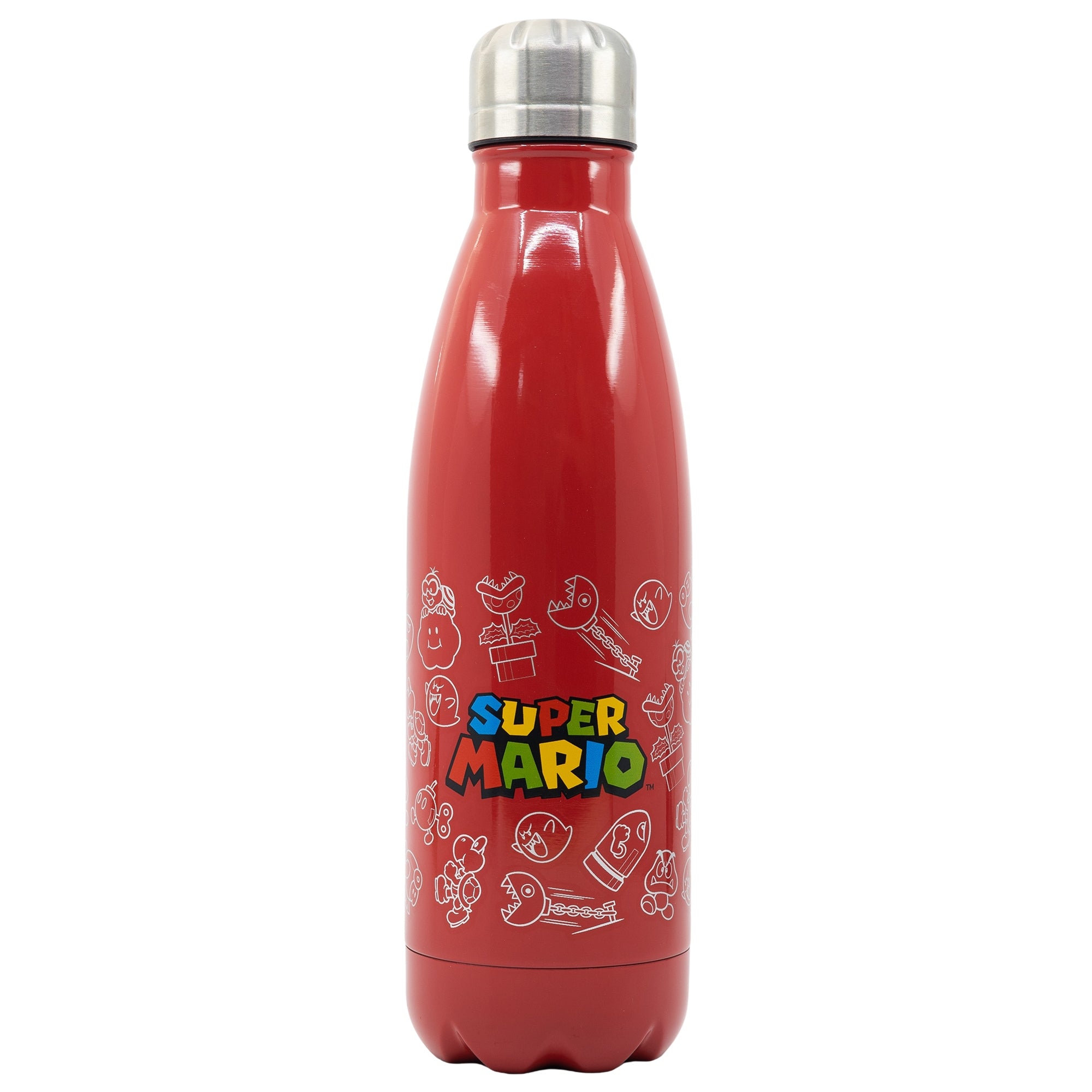 Super Mario - Metal Flaske - Rød - 780 ML