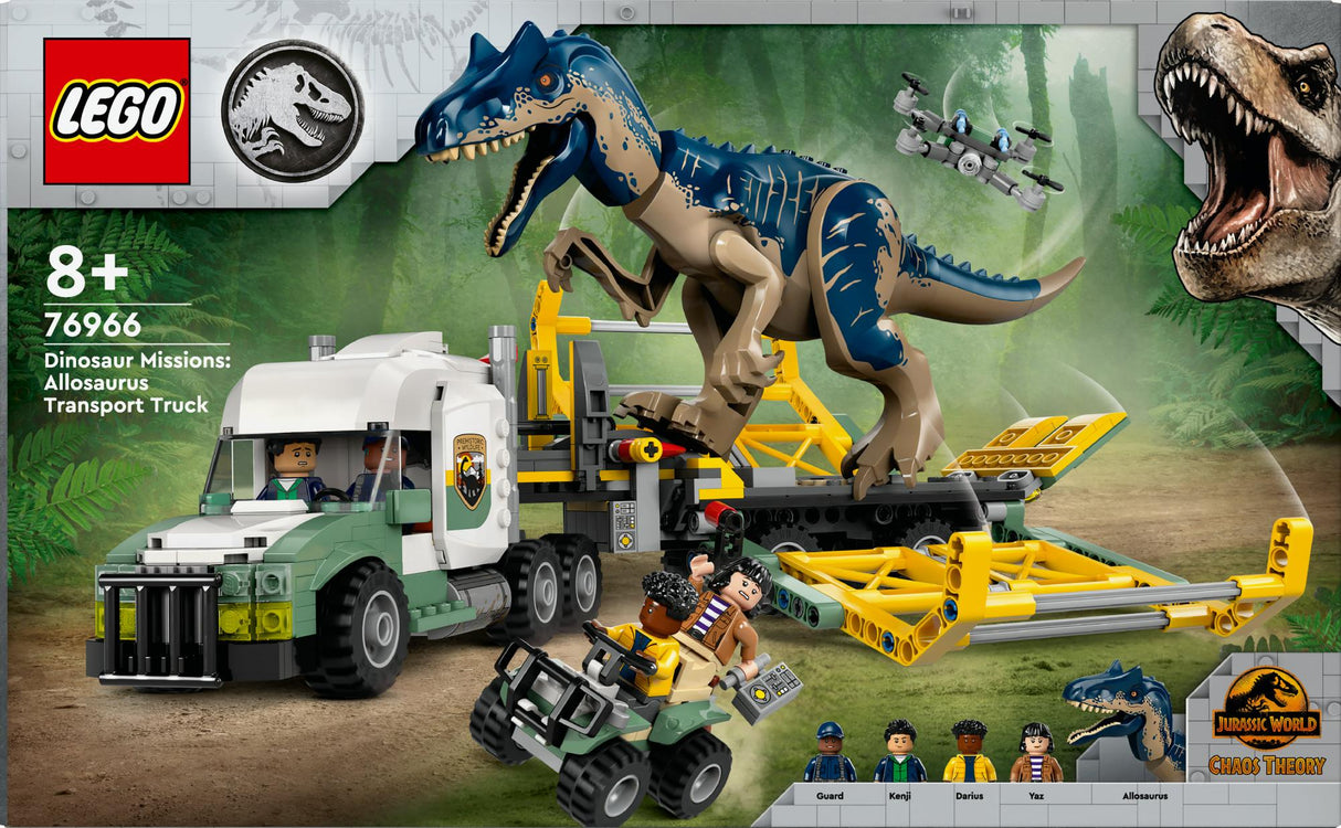LEGO 76966 Jurassic World Dinosaur Missions: Allosaurus Transporter LEGO