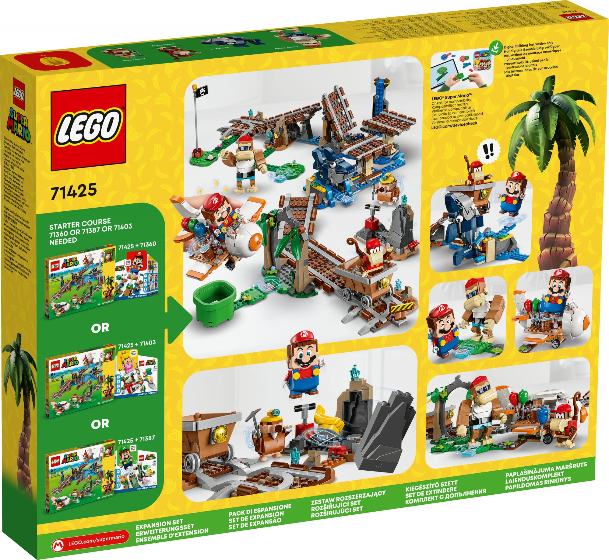 LEGO Super Mario - Diddy Kong's Mine Cart Ride Expansion Set (71425) LEGO