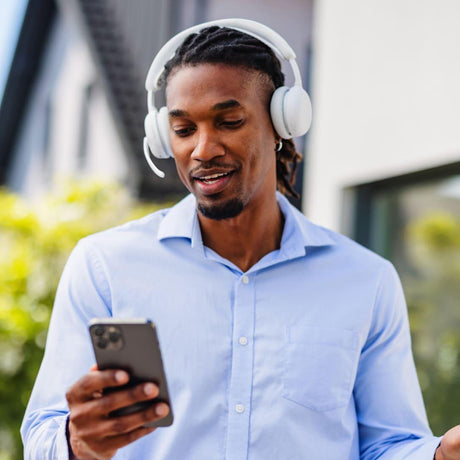 Logitech - Zone Wireless 2 ES – Wireless Noise Cancelling Headset with Adaptive Hybrid ANC, Bluetooth