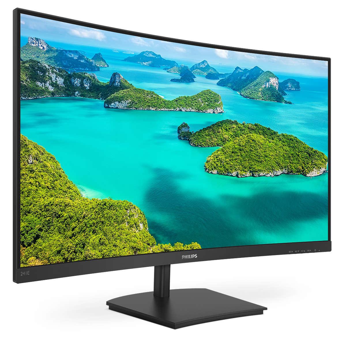 Philips E-line 241E1SCA 24 1920 x 1080 (Full HD) VGA (HD-15) HDMI 75Hz Philips