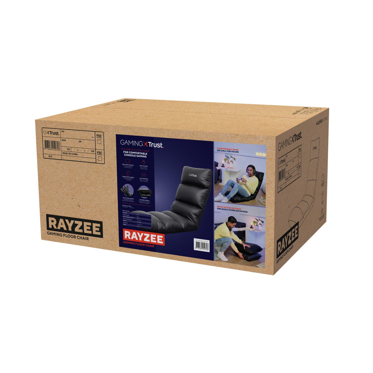 TRUST GXT718 RAYZEE GAMING FLOOR CHAIR TRUST