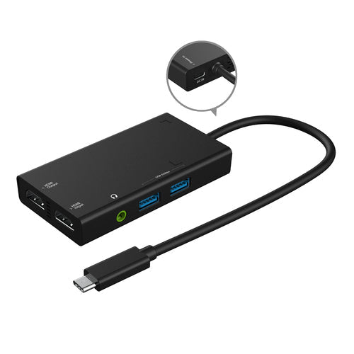 j5create JVA01-N USB-C-hub med HDMI-capture – produktbillede 4