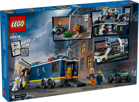 LEGO 60418 City Police Truck with Laboratory, construction toy LEGO