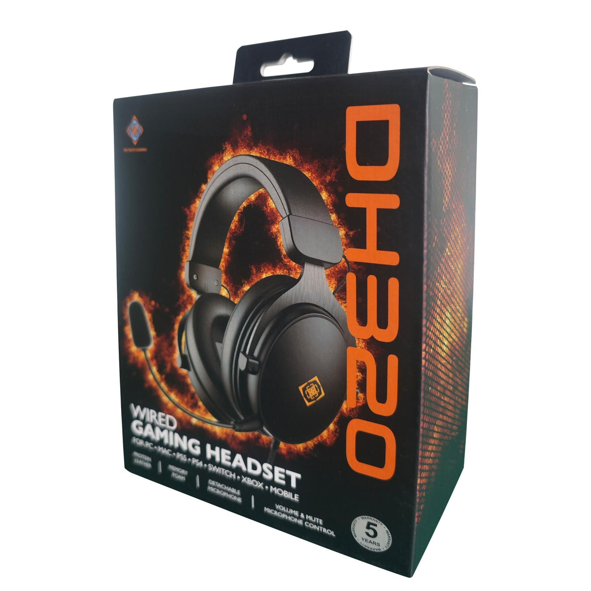DH320 Wired Gaming Headset, Protein leather,3.5mm connection deltaco_gaming