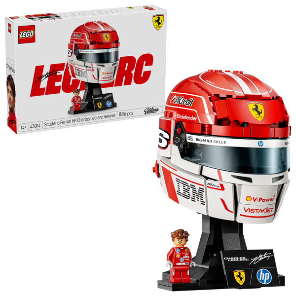 LEGO Editions Scuderia Ferrari HP Charles Leclerc-hjelm
