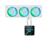 ASUS PRIME SLC II 360 ARGB LCD WHT – set skråt forfra (vinkel 3)