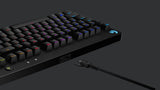 Logitech - PRO Gaming Keyboard - English (UK) - QWERTY Layout - Black - Mechanical Keyswitch - Windows, Mac OS Logitech