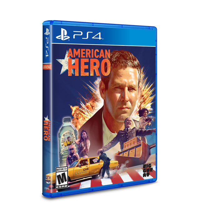 American Hero - Limited Run #465 – PlayStation 4 – spilomslag