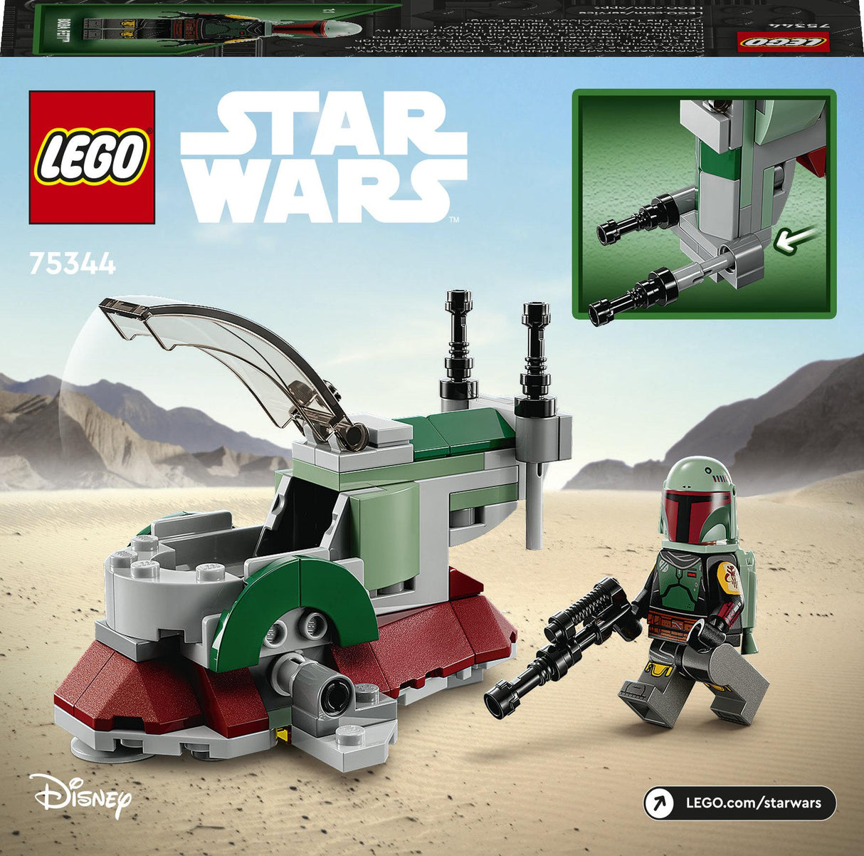 LEGO Star Wars - Boba Fett's Starship™ Microfighter (75344) LEGO