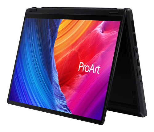 ASUS ProArt GoPro Edition PX13 HN7306EA-LX036W – set fra siden; tastaturlayout illustrativt