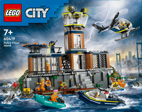 LEGO 60419 City Prison Island Police Station Construction Toy LEGO