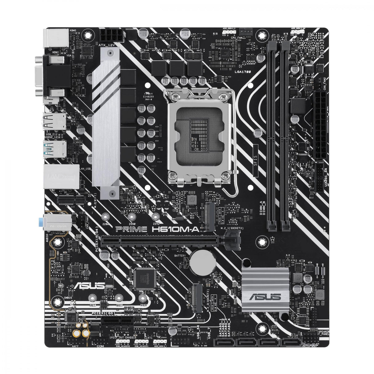ASUS PRIME H610M-A-CSM (mATX, H610, LGA 1700, DDR5) ASUS
