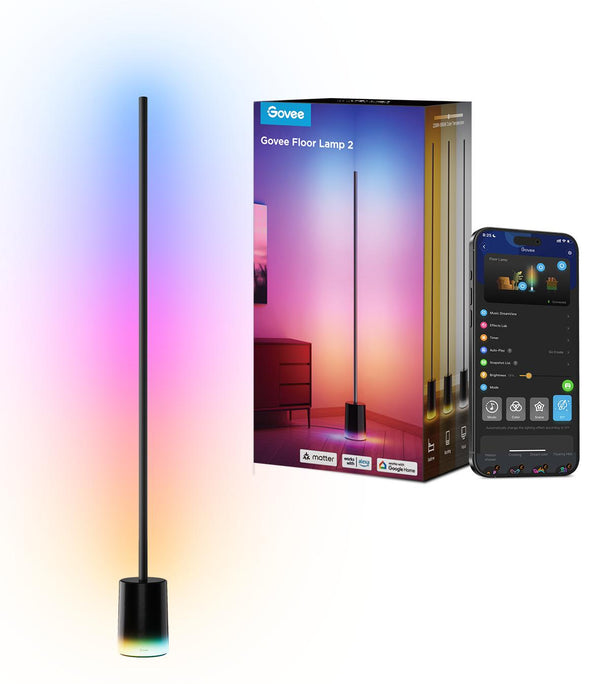 Govee H607C Intelligent LED gulvlampe WiFi/Bluetooth
