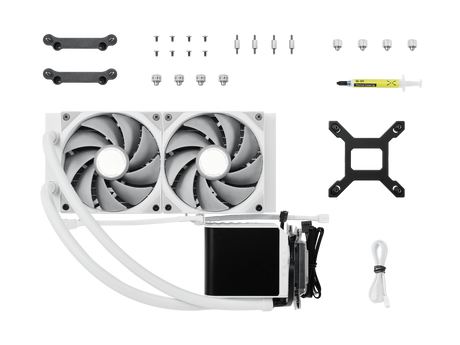 TRYX PANORAMA 240mm AIO Liquid Cooler Hvid TRYX