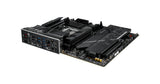 ASUS ROG STRIX X870E-H GAMING WIFI7 – ATX AM5 bundkort – skråt ved bagpanel