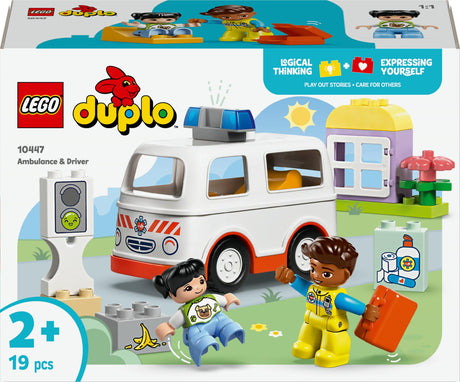 LEGO 10447 DUPLO Town ambulance with driver