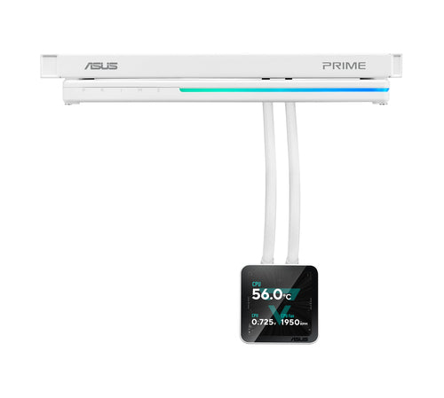 ASUS PRIME SLC II 360 ARGB LCD WHT – set fra siden