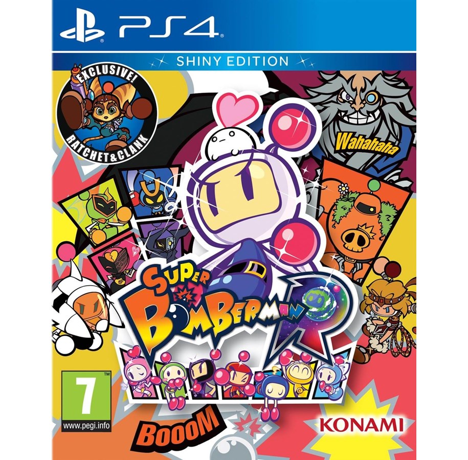 Super Bomberman R (Shiny Edition) – PlayStation 4 – spilomslag