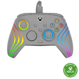 Turtle Beach Afterglow Wave Wired – Xbox/PC, grå – Front med Xbox-logo